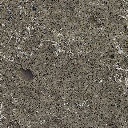 Babylon Gray quartz slab, close up of the surface