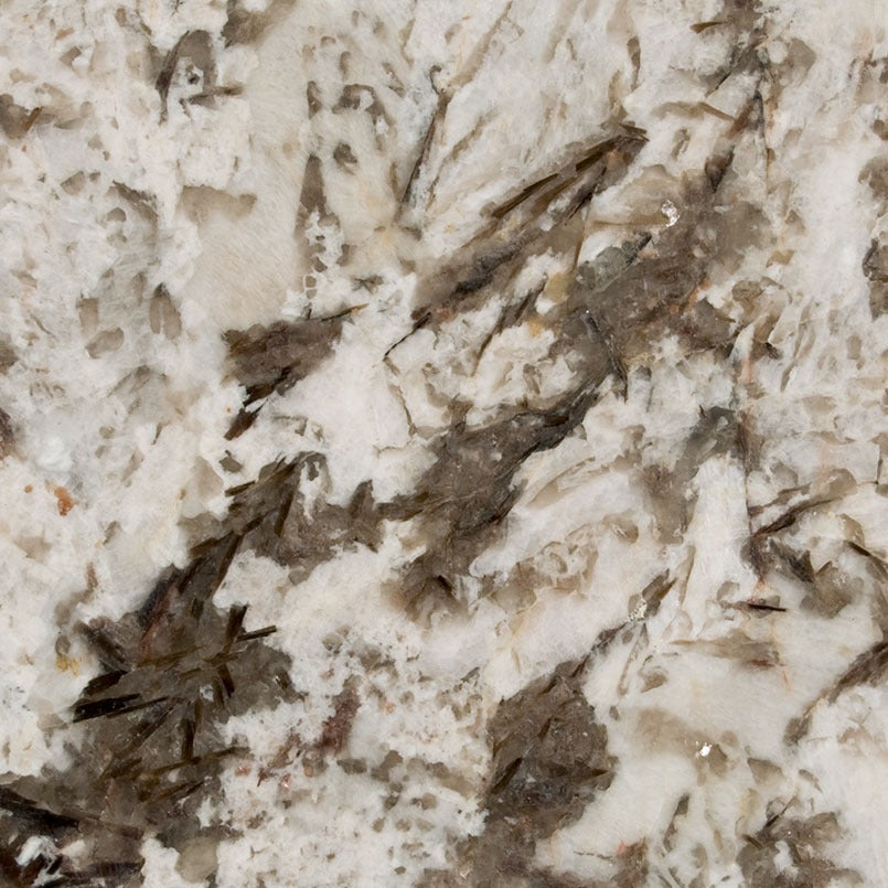 Bianco Antico granite slab, close up of the surface