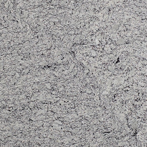 Bianco Frost granite slab, wider view of the stone pattern