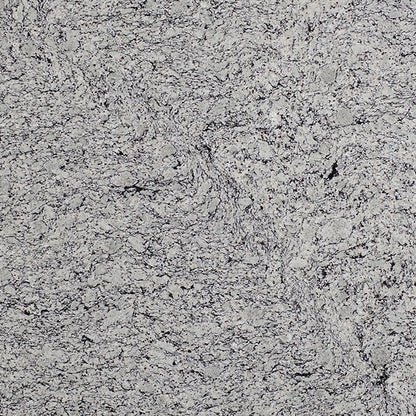Bianco Frost granite slab, wider view of the stone pattern