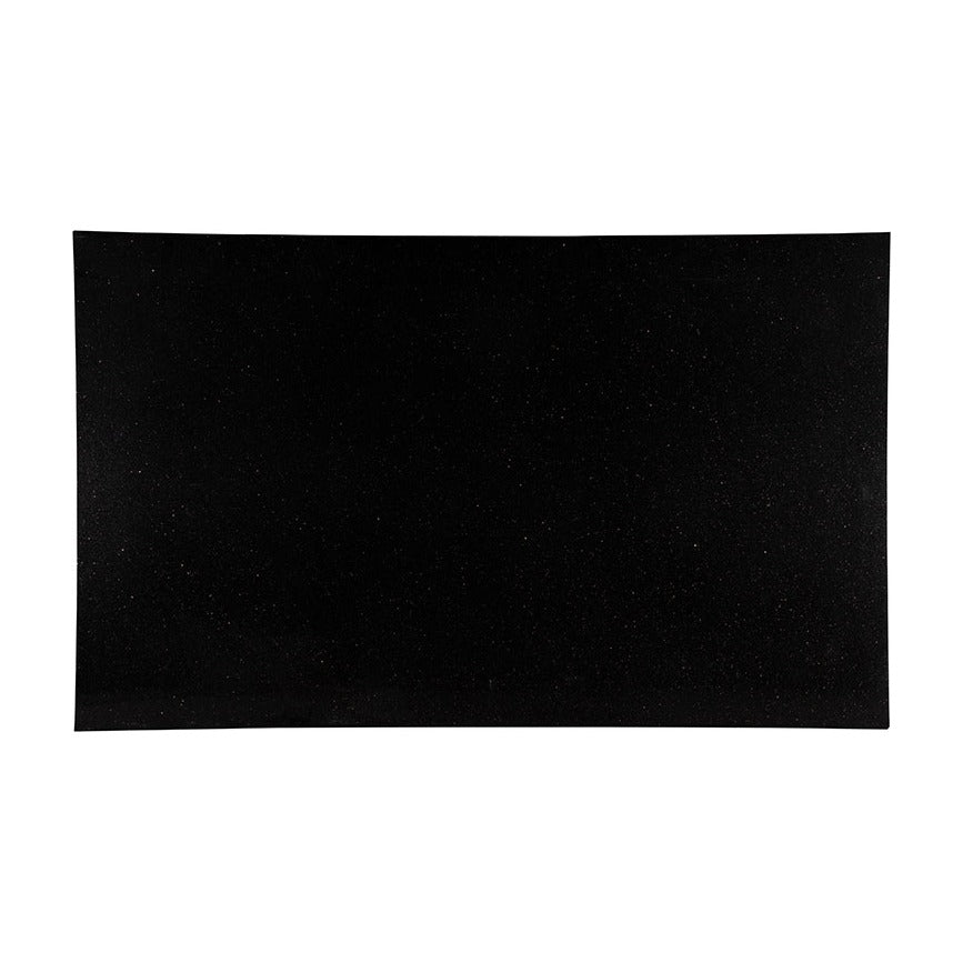 Black Galaxy granite slab, full slab view