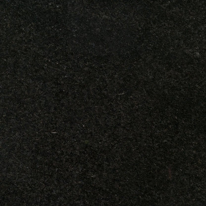 Black Pearl granite slab, close up of the surface