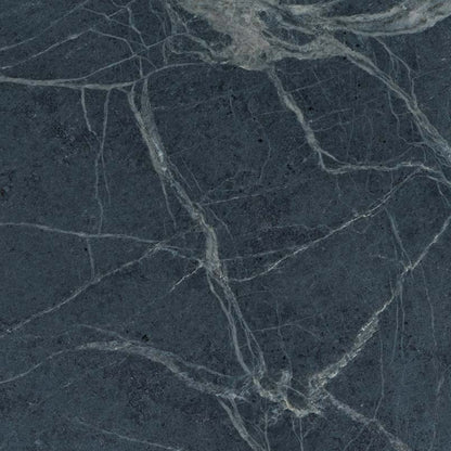 Black Soapstone soapstone slab, close up of the stone surface