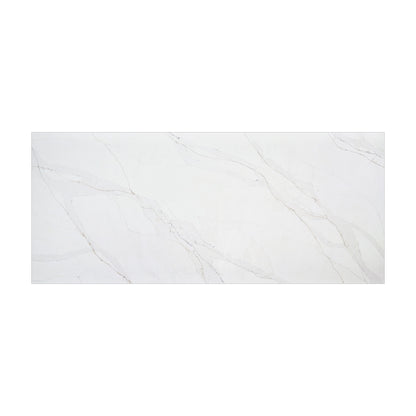 Calacatta Abezzo quartz slab, full slab view