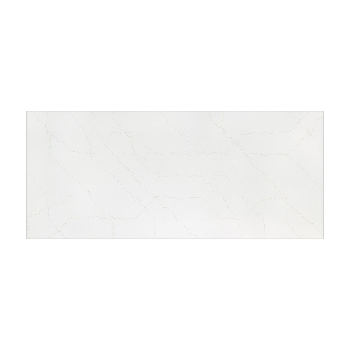 Calacatta Adonia quartz slab, full slab view