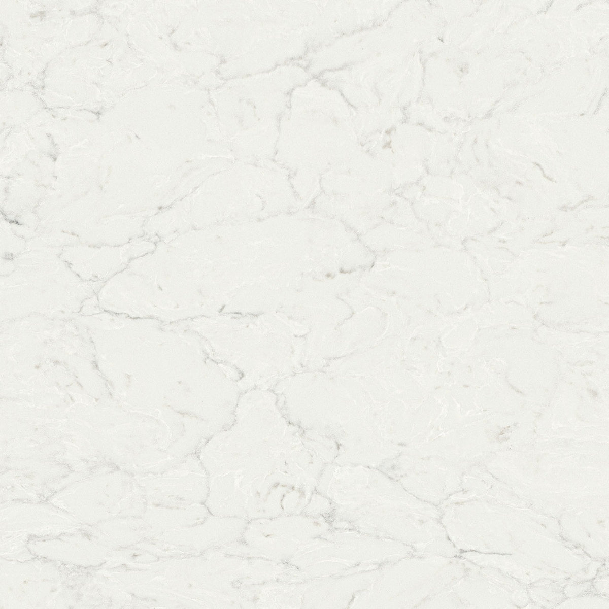 Calacatta Aidana LumaLuxe quartz slab, close up of the surface