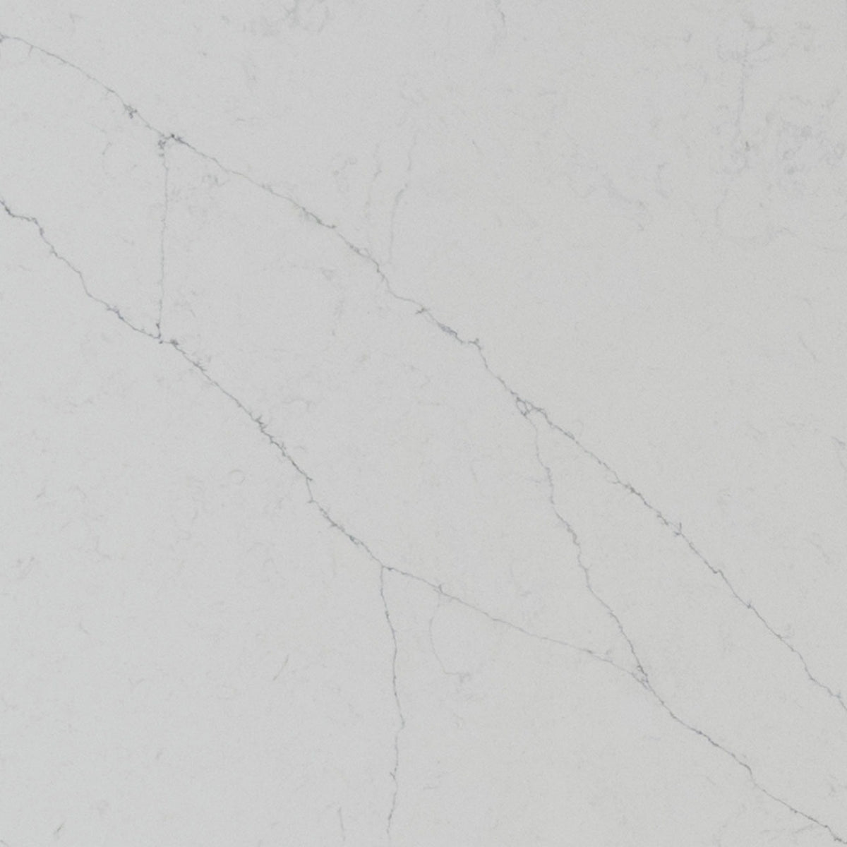 Calacatta Alto quartz slab, close up of the surface