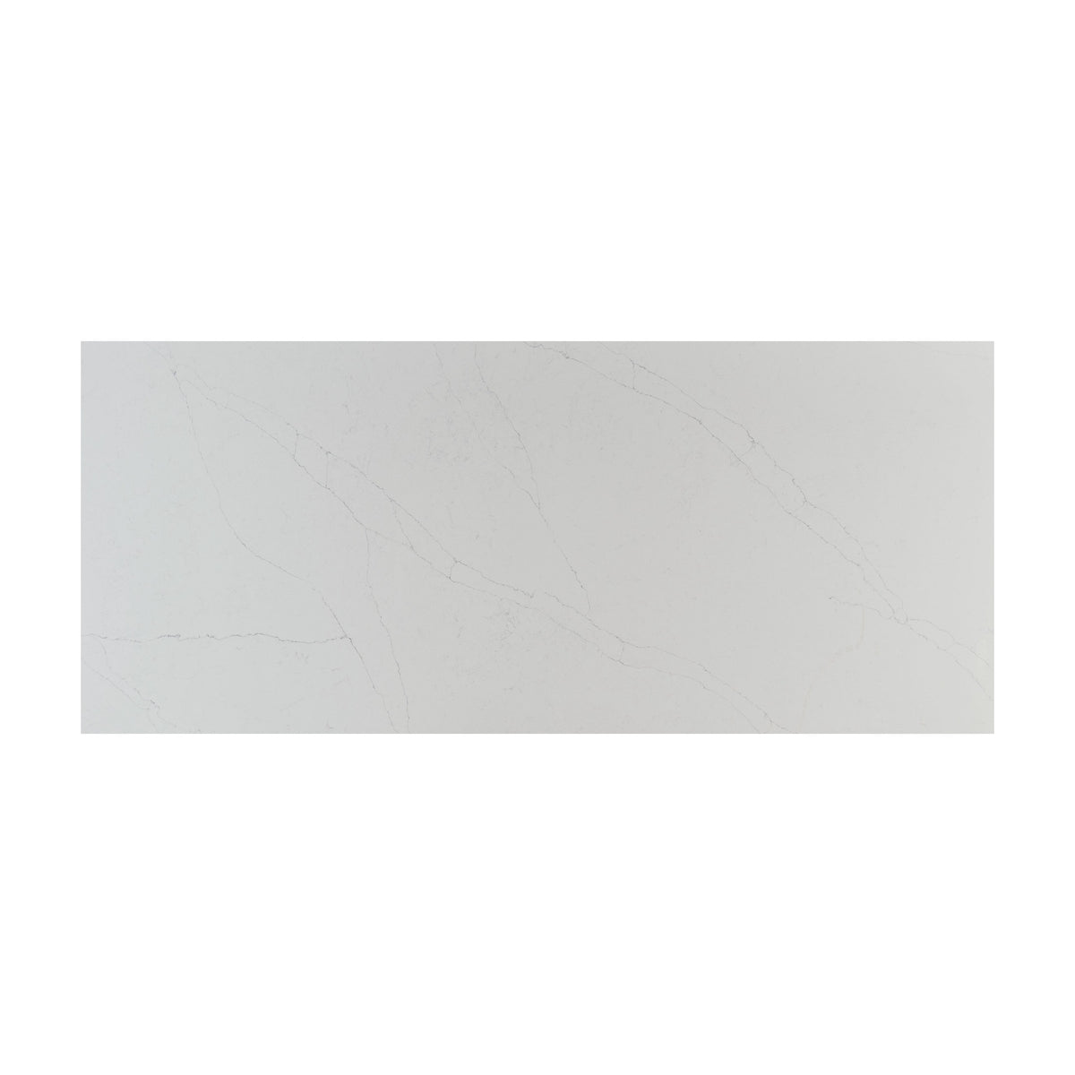 Calacatta Alto quartz slab, full slab view