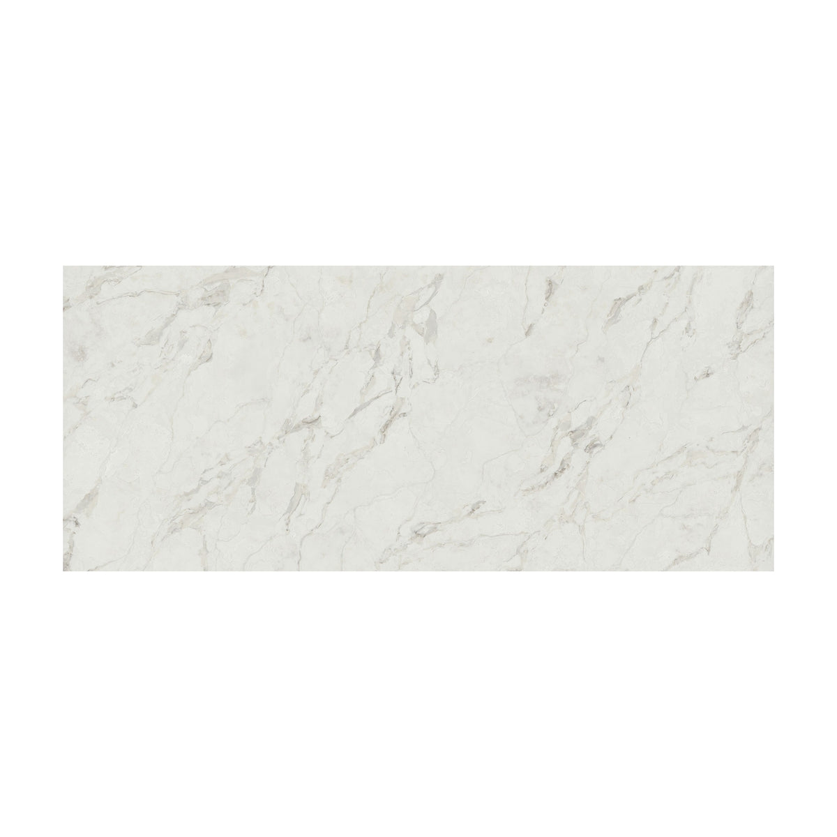 Calacatta Aravine engineered stone slab, full slab view