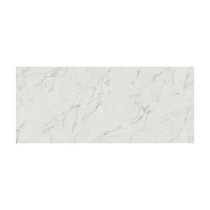 Calacatta Aravine engineered stone slab, full slab view