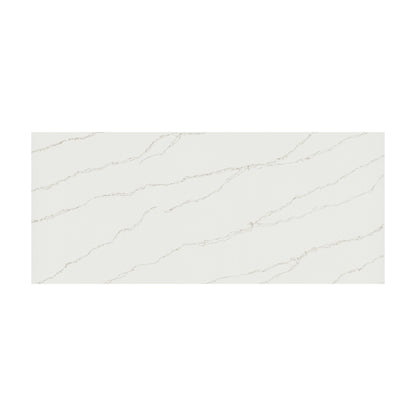 Calacatta Arno LumaLuxe quartz slab, full slab view