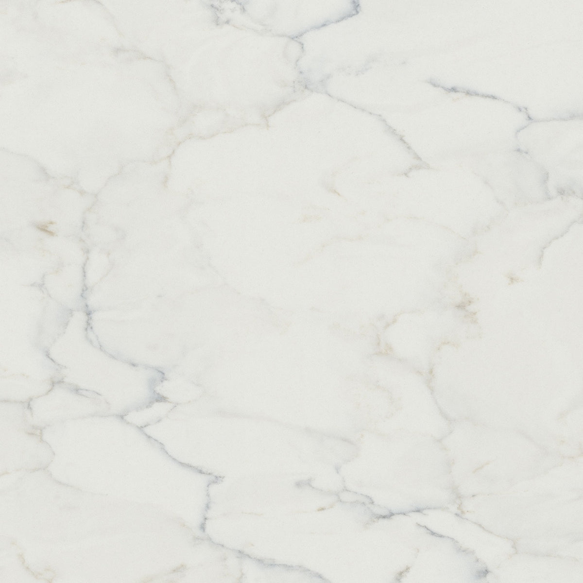 Calacatta Azulean quartz slab, close up of the surface