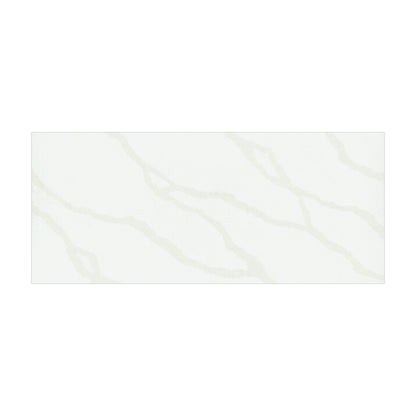 Calacatta Belaros quartz slab, full slab view