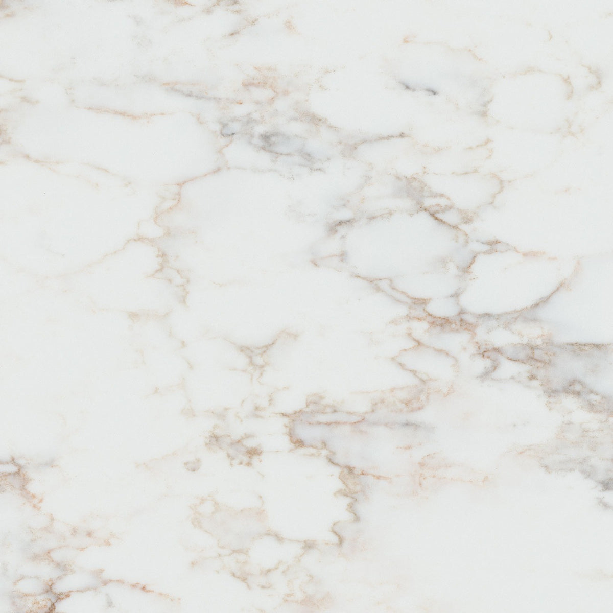 Calacatta Cinela LumaLuxe quartz slab, close up of the surface