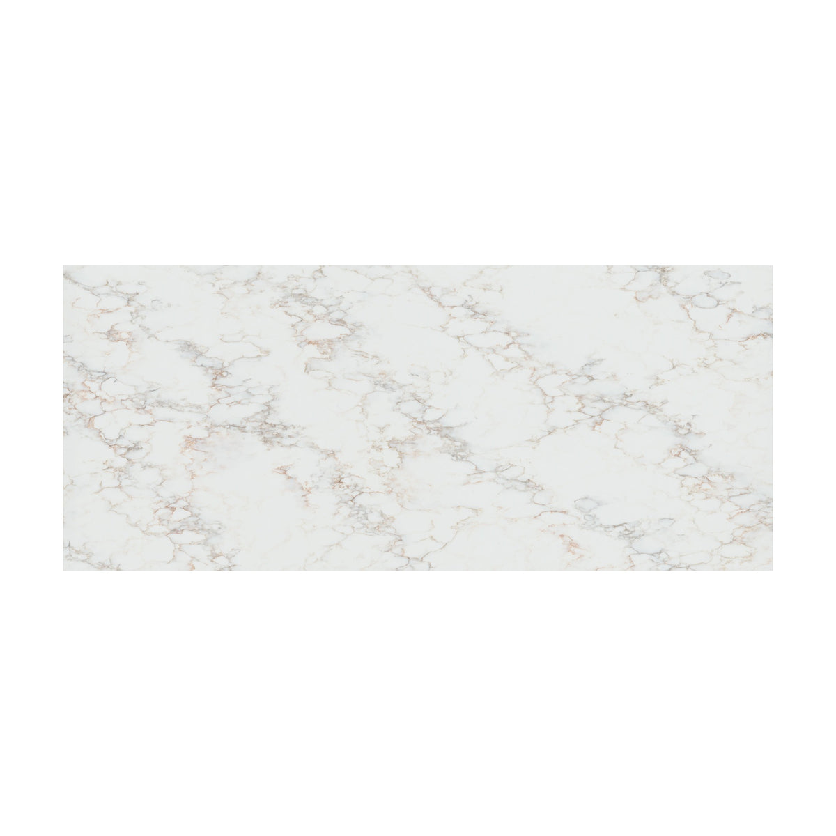 Calacatta Cinela LumaLuxe quartz slab, full slab view