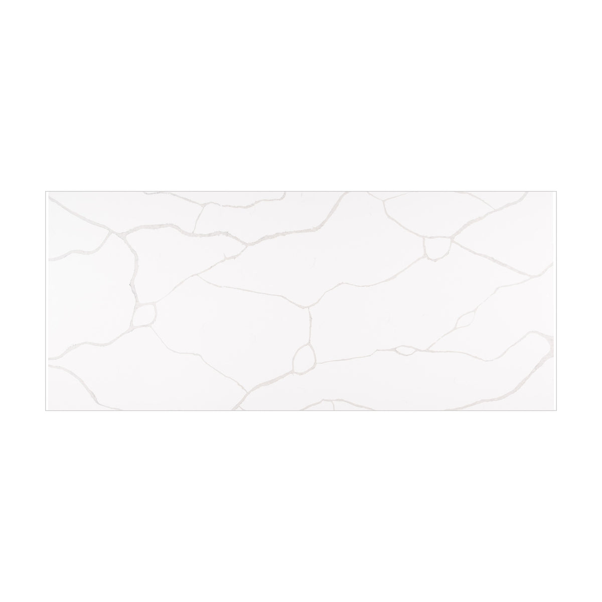 Calacatta Classique quartz slab, full slab view