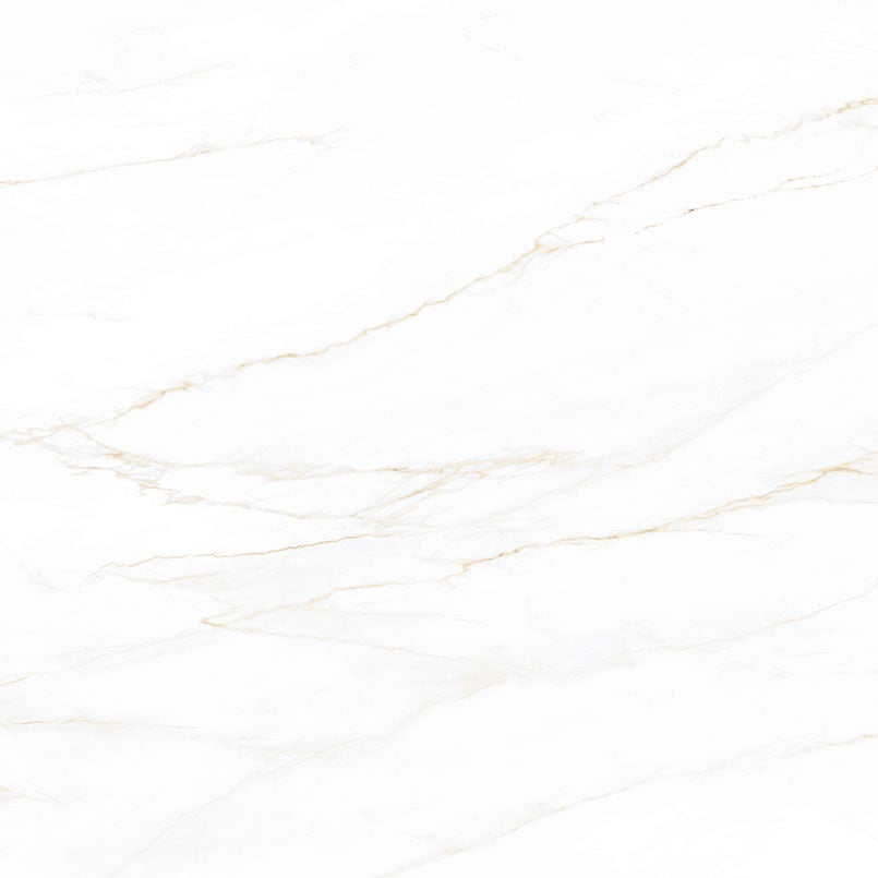 Calacatta Corrinna porcelain slab, close up of the surface