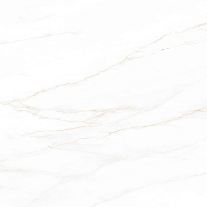 Calacatta Corrinna porcelain slab, close up of the surface