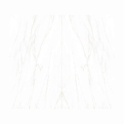 Calacatta Corrinna porcelain, bookmatched pair of slabs
