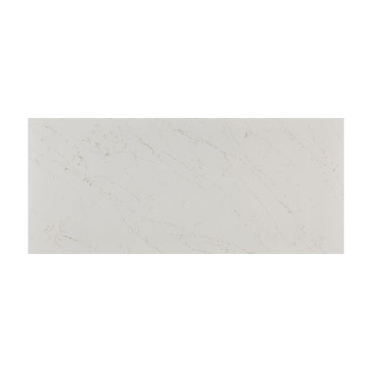 Calacatta Delios LumaLuxe quartz slab, full slab view