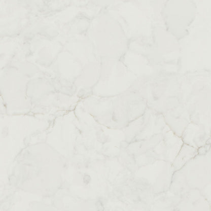 Calacatta Fioressa quartz slab, close up of the surface