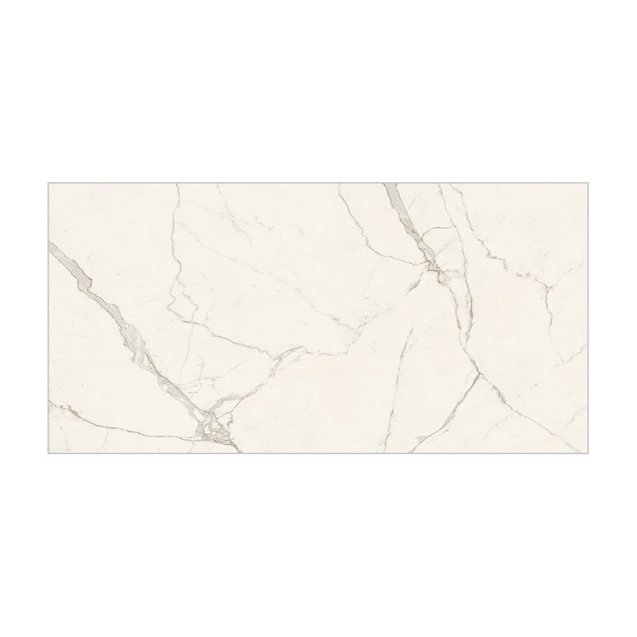 Calacatta Isla porcelain slab, full slab view