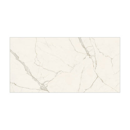 Calacatta Isla porcelain slab, full slab view