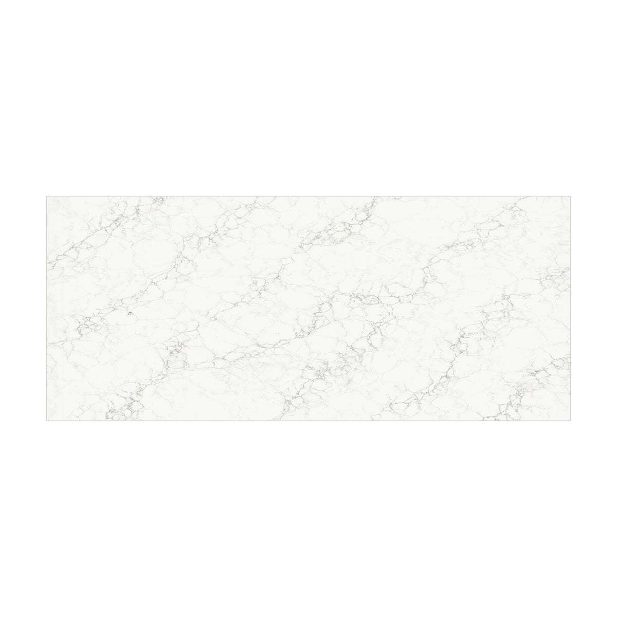 Calacatta Jadira quartz slab, full slab view