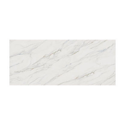 Calacatta Lapiza Q Plus quartz slab, full slab view