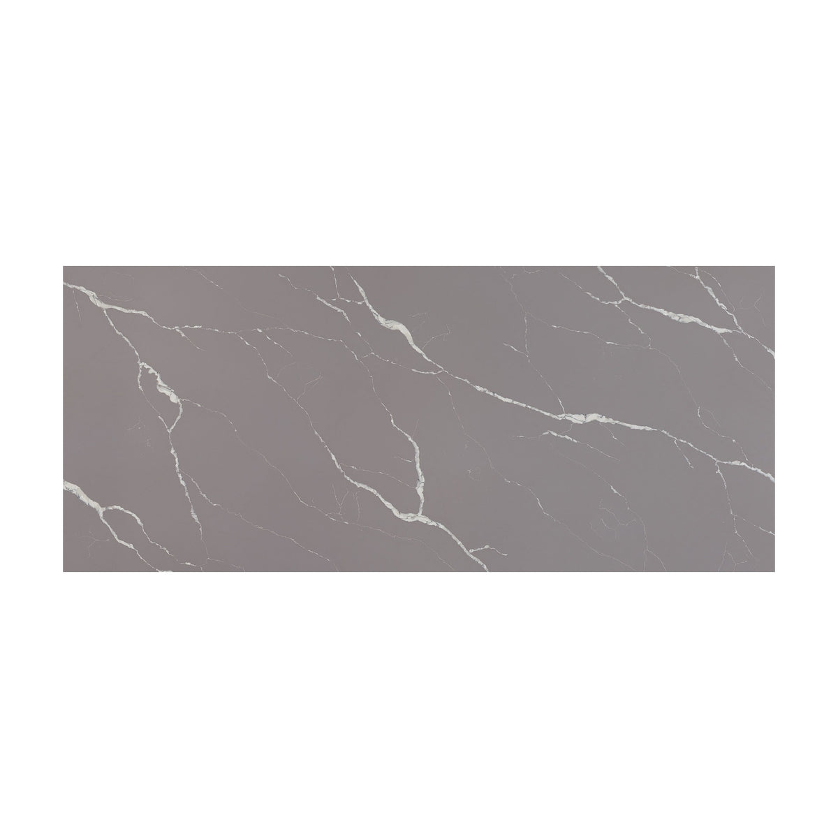 Calacatta Laza Grigio quartz slab, full slab view