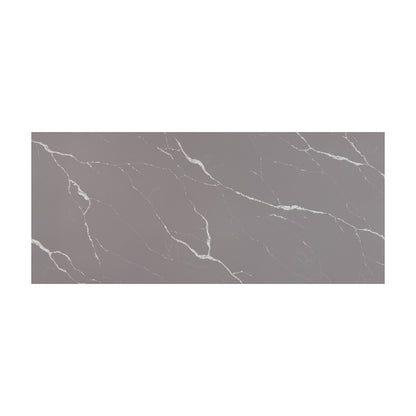 Calacatta Laza Grigio quartz slab, full slab view