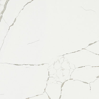 Calacatta Laza quartz slab, close up of the surface