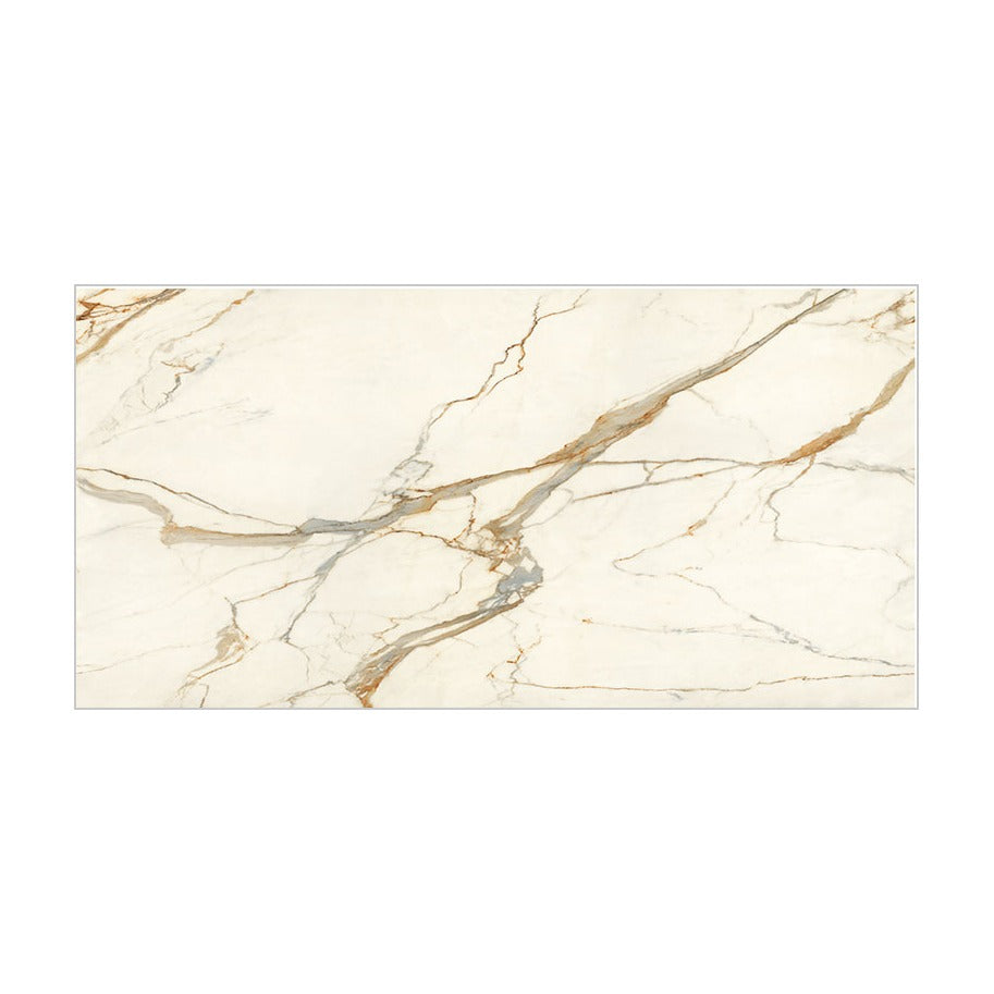 Calacatta Marbella porcelain slab, full slab view