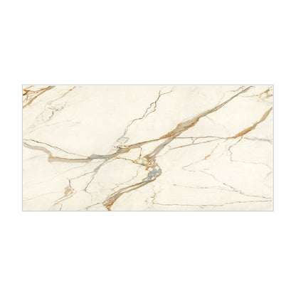 Calacatta Marbella porcelain slab, full slab view