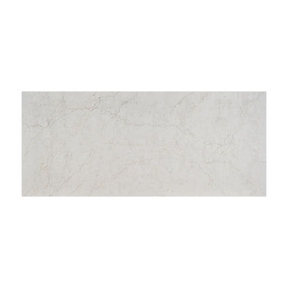 Calacatta Miraggio Cove LumaLuxe Ultra quartz slab, full slab view
