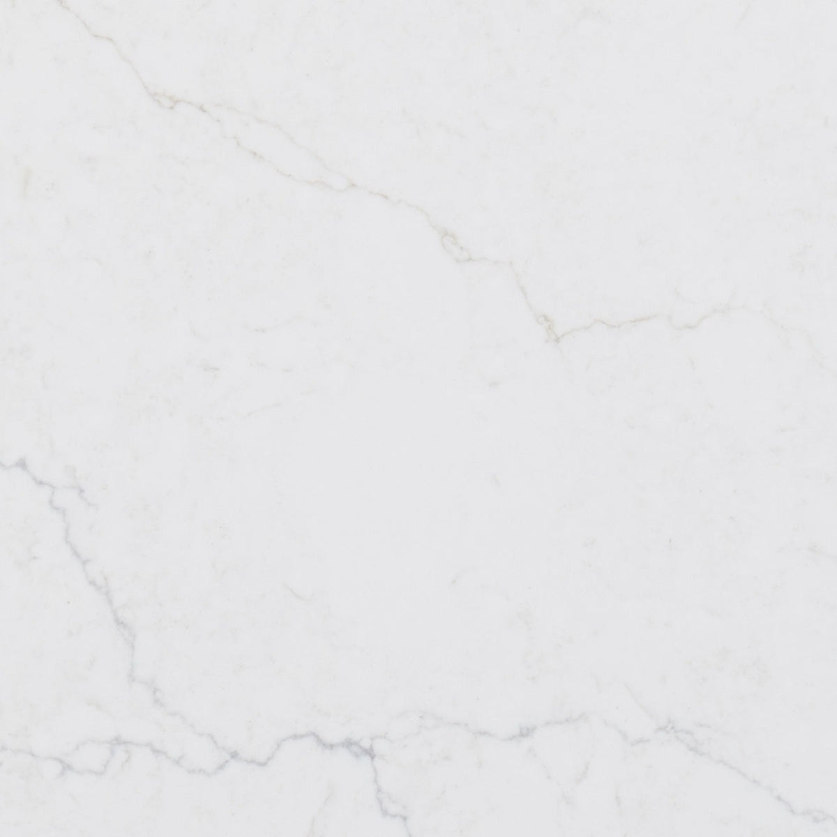 Calacatta Miraggio Duo Honed LumaLuxe Ultra quartz slab, close up of the surface