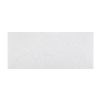 Calacatta Miraggio Duo Honed LumaLuxe Ultra quartz slab, full slab view
