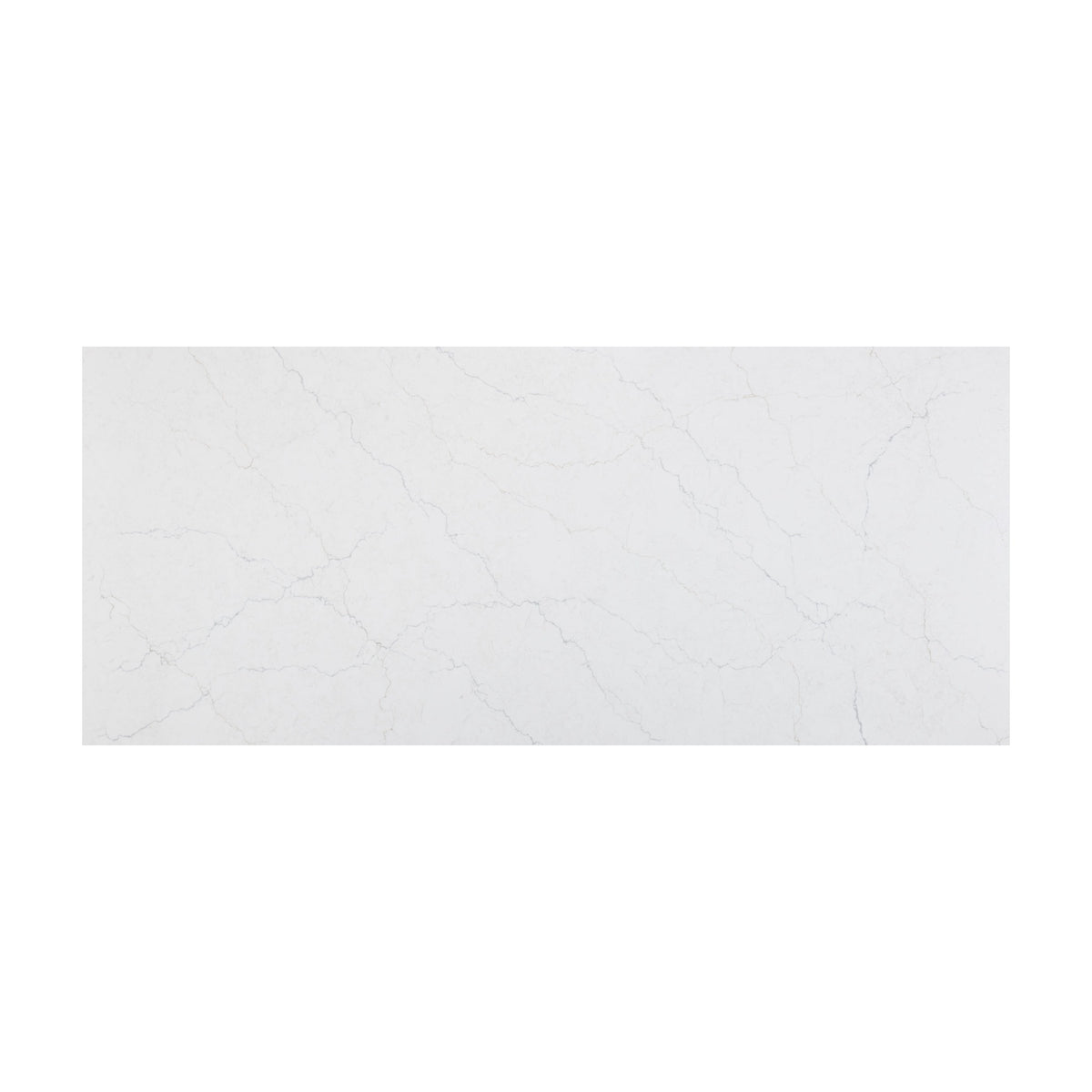 Calacatta Miraggio Duo LumaLuxe Ultra quartz slab, full slab view