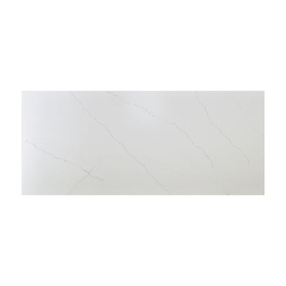 Calacatta Miraggio Honed LumaLuxe Ultra quartz slab, full slab view