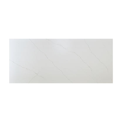 Calacatta Miraggio LumaLuxe Ultra quartz slab, full slab view