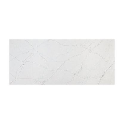 Calacatta Miraggio SeaGlass LumaLuxe Ultra quartz slab, full slab view
