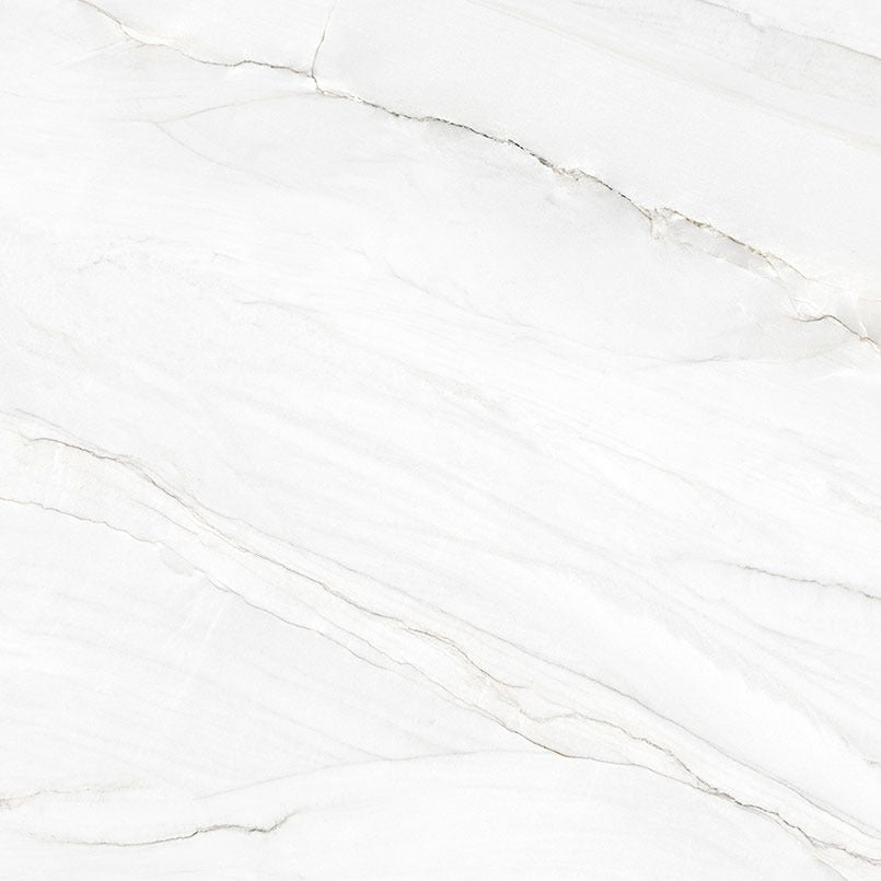 Calacatta Montasia porcelain slab, close up of the surface