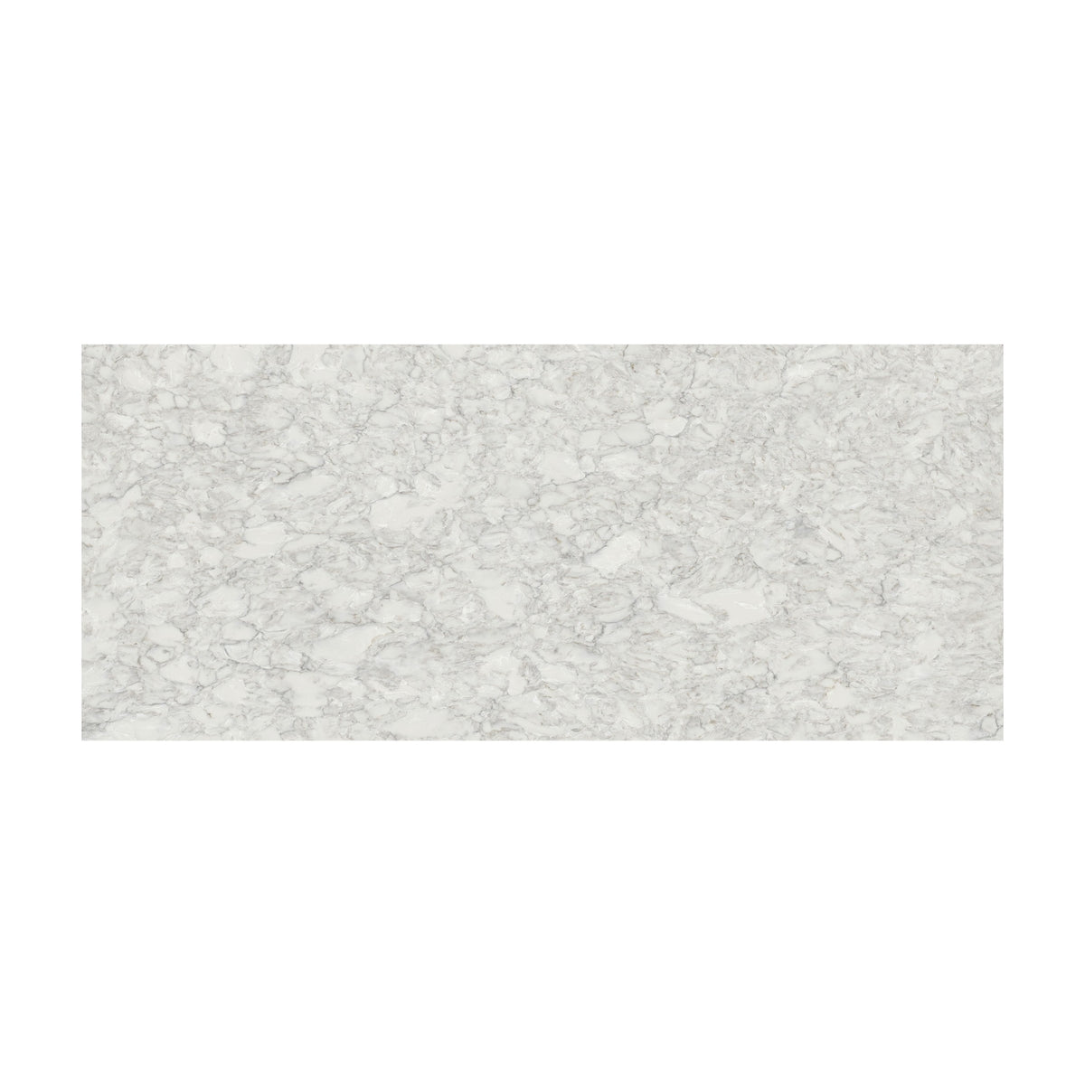 Calacatta Ocellio LumaLuxe quartz slab, full slab view