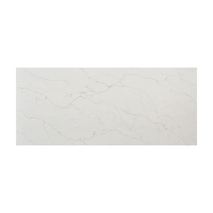 Calacatta Prado quartz slab, full slab view