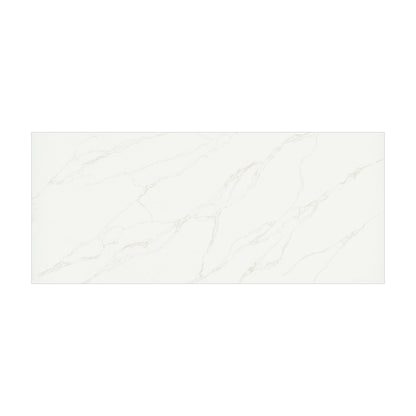 Calacatta Rivessa quartz slab, full slab view