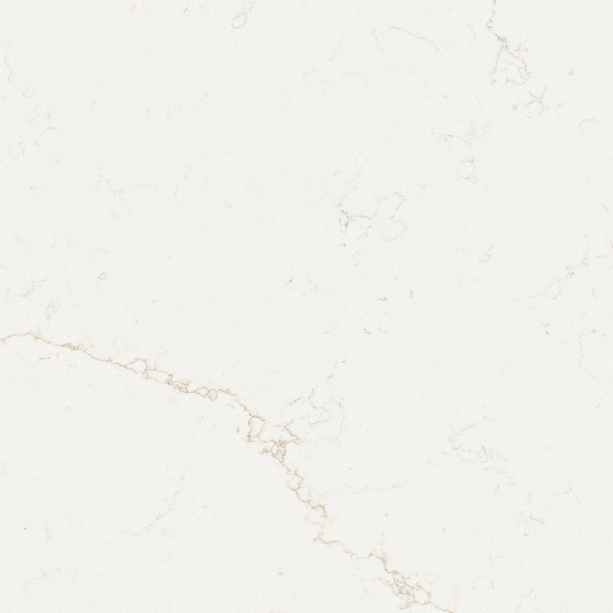 Calacatta Rusta quartz slab, close up of the surface
