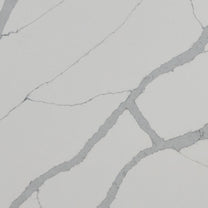 Calacatta Sierra Quartz Slab Sample | KBF Home Improvement