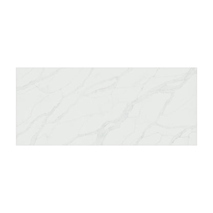 Calacatta Vernello quartz slab, full slab view