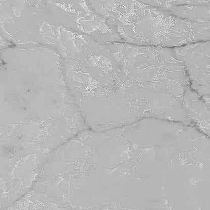 Calacatta Versailles quartz slab, close up of the surface