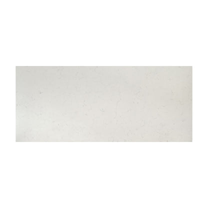 Carrara Delphi quartz slab, full slab view